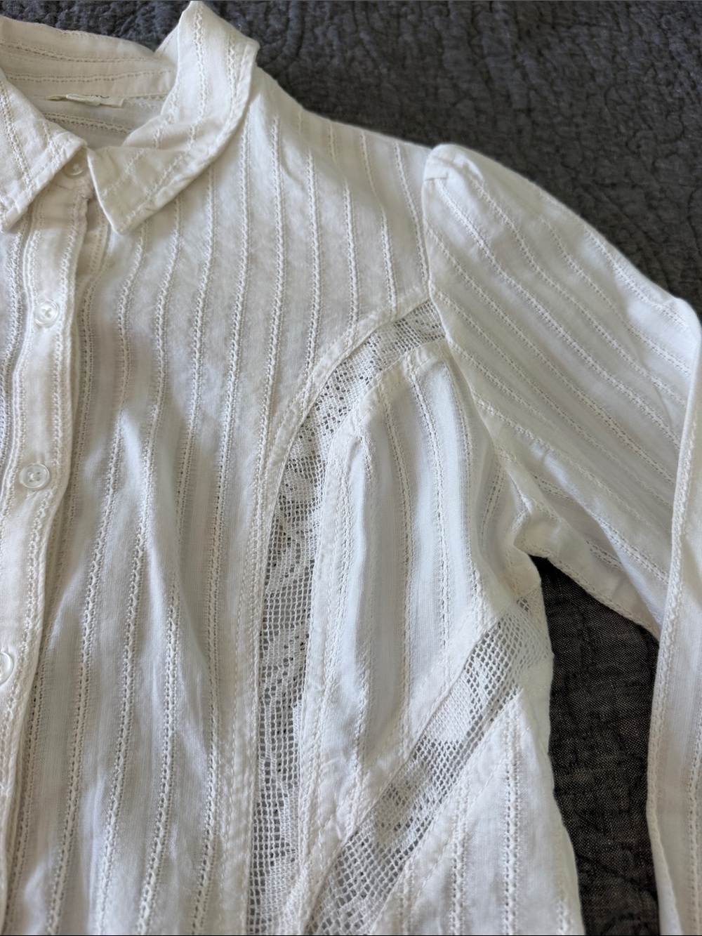 Pilcro Long-sleeve Seamed Slim Buttondown - Picture 6 of 12